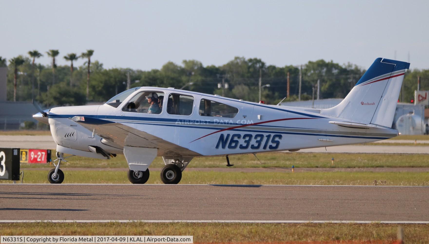 N6331S, 1975 Beech F33A Bonanza C/N CE-618, Beech F33A