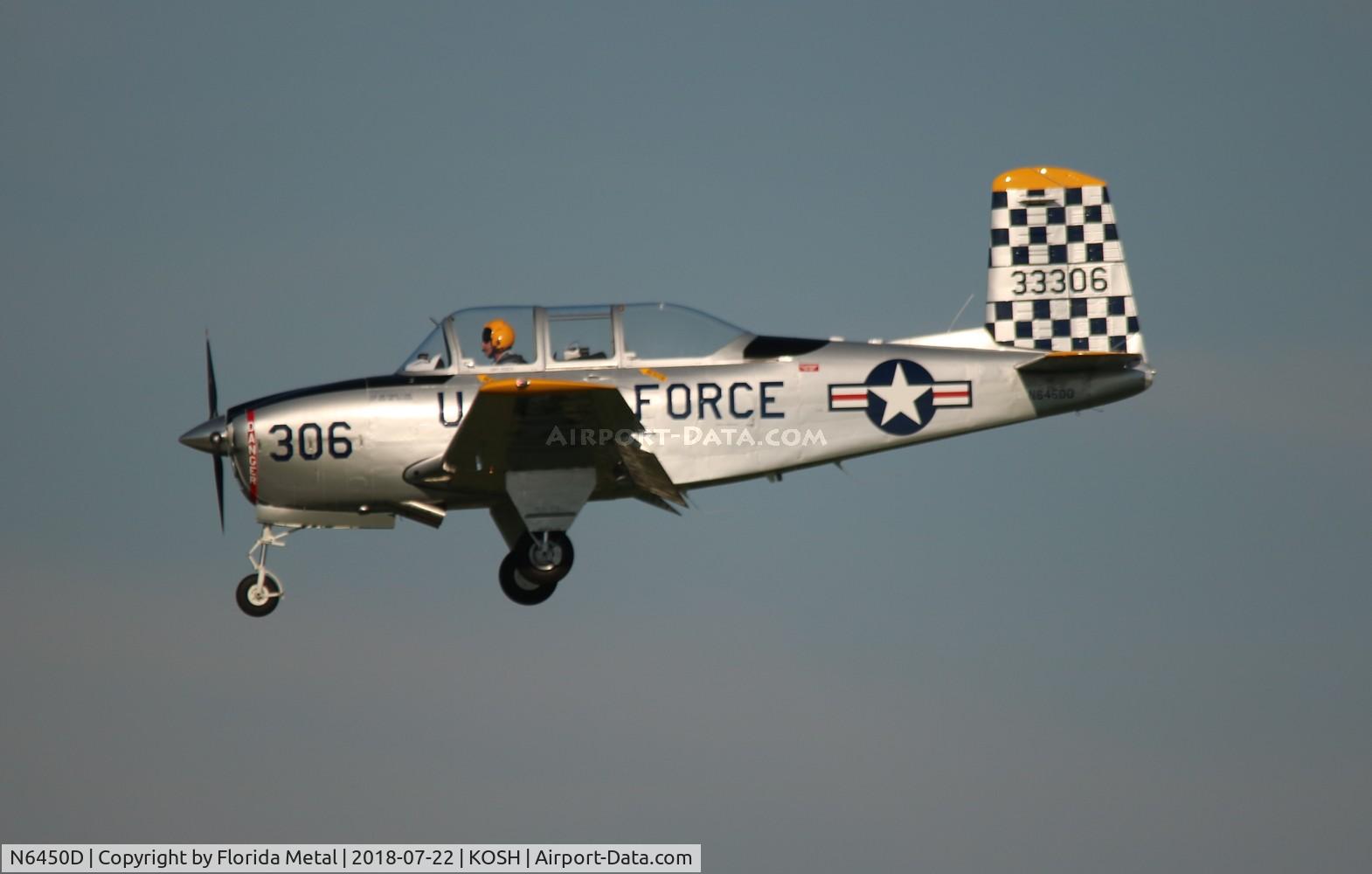 N6450D, Beech T-34A (A45) Mentor Mentor C/N G-67, T-34A