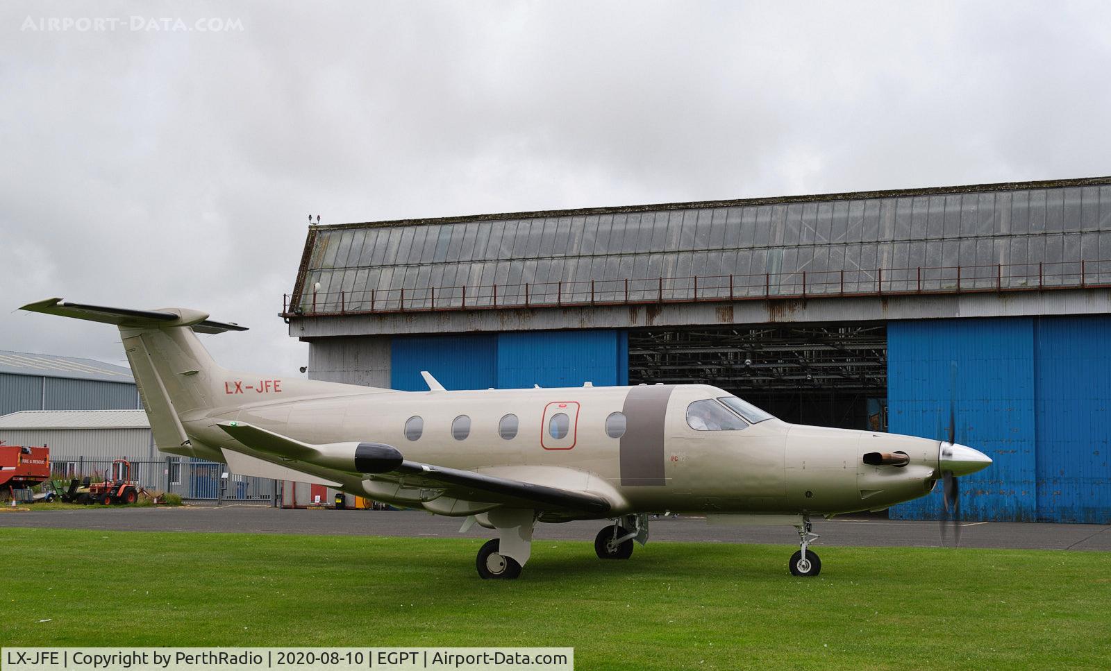 LX-JFE, 2018 Pilatus PC-12/47E C/N 1789, visitor