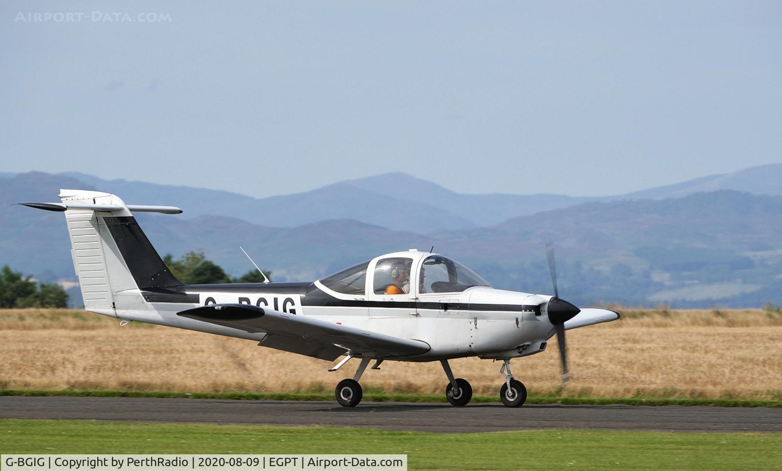 G-BGIG, 1978 Piper PA-38-112 Tomahawk Tomahawk C/N 38-78A0773, Thought to be the last airworthy Tomahawk in Scotland