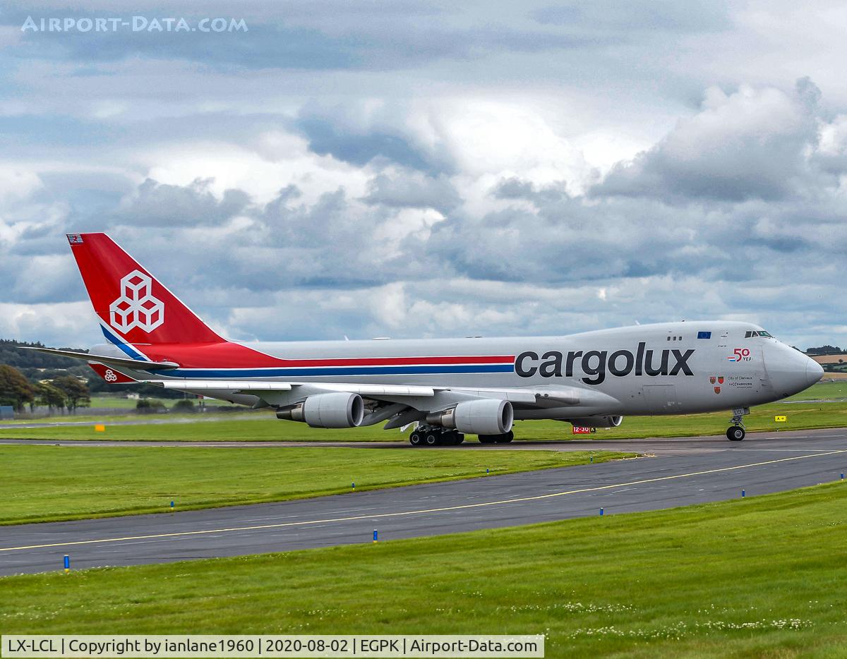 LX-LCL, 2007 Boeing 747-4HAERF C/N 35234, at Prestwick