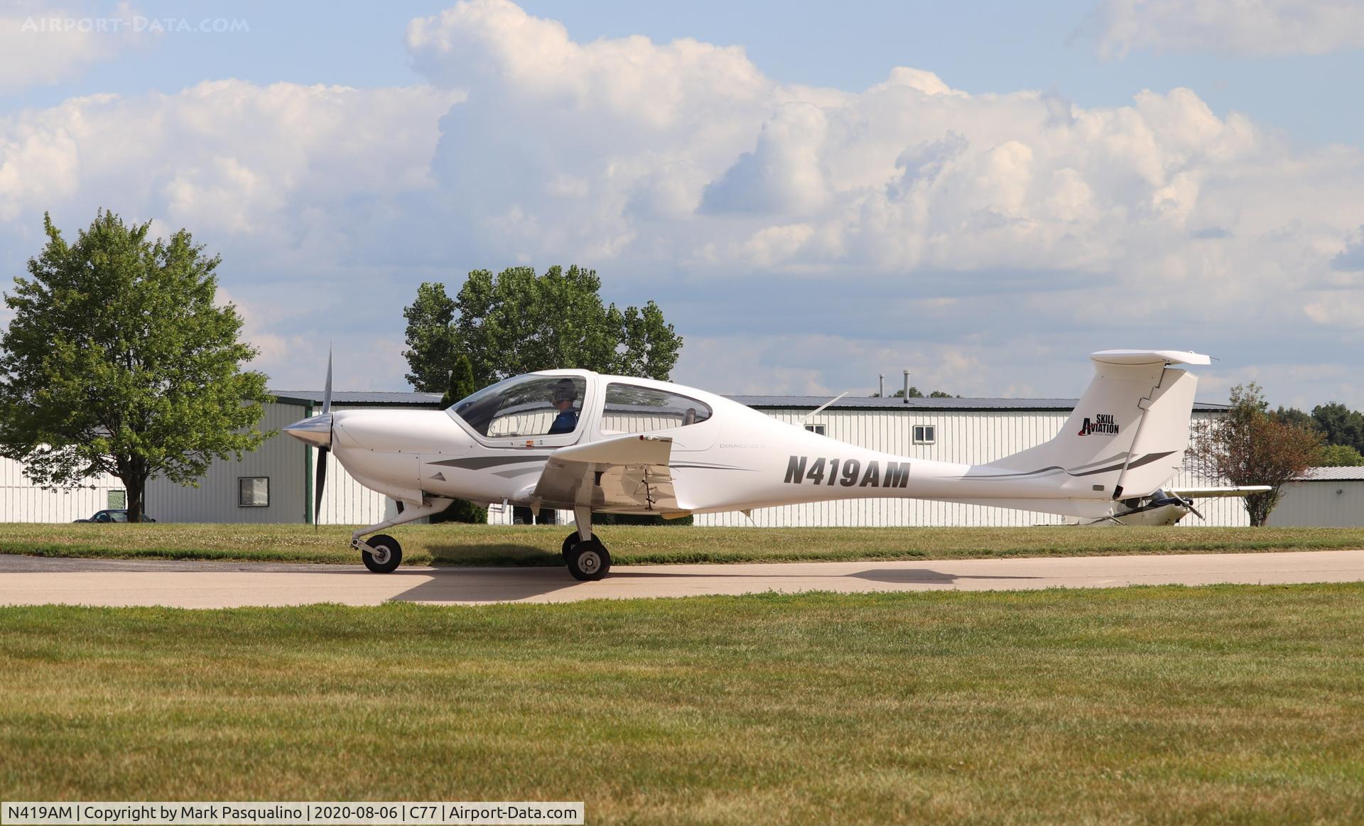 N419AM, 2005 Diamond DA-40 Diamond Star C/N 40.570, Diamond DA-40