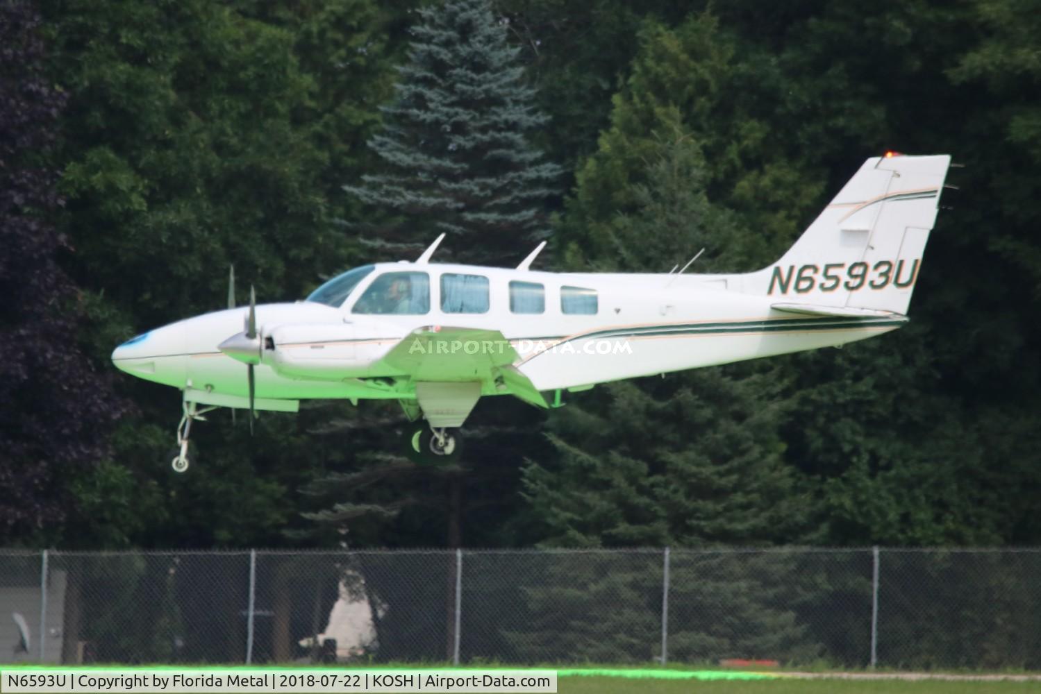 N6593U, 1983 Beech 58 Baron C/N TH-1371, Baron 58
