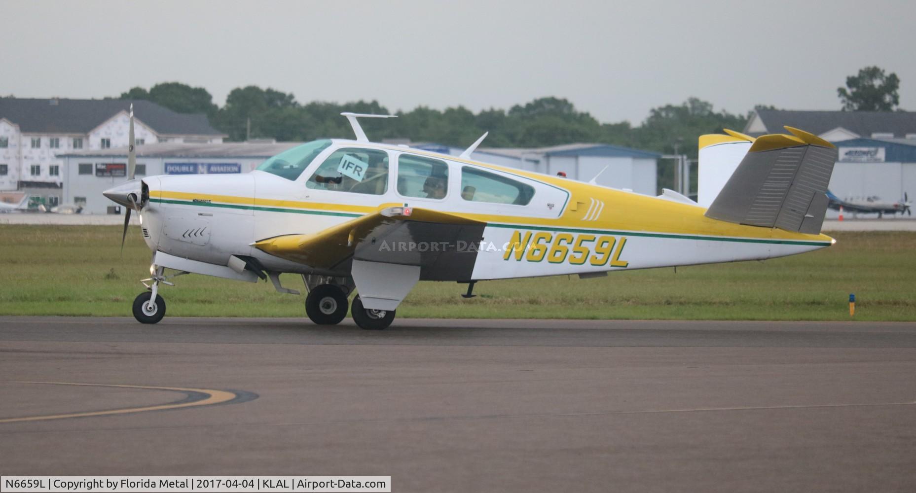 N6659L, 1979 Beech V35B Bonanza C/N D-10279, Bonanza 35