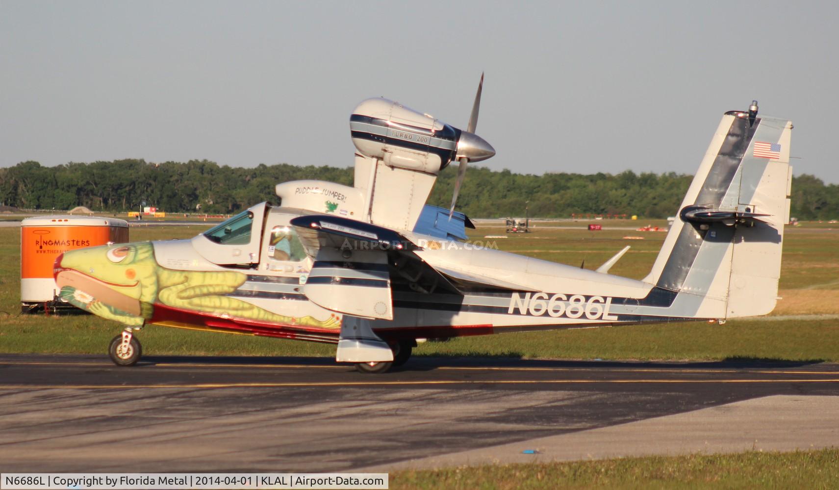 N6686L, 1970 Lake LA-4-200 Buccaneer C/N 449, Lake LA-4