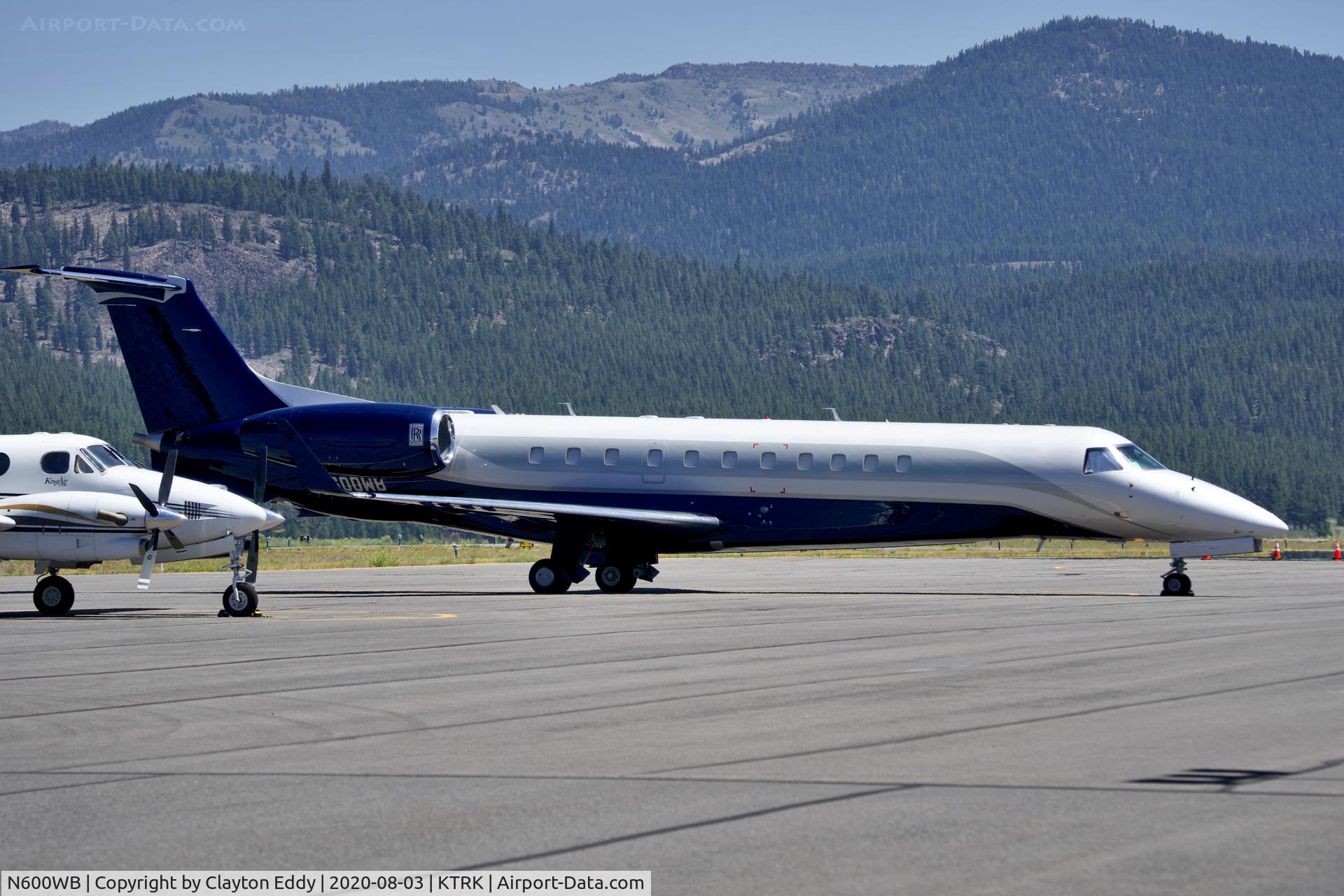 N600WB, 2008 Embraer EMB-135BJ C/N 14501032, Truckee airport Califorina 2020.