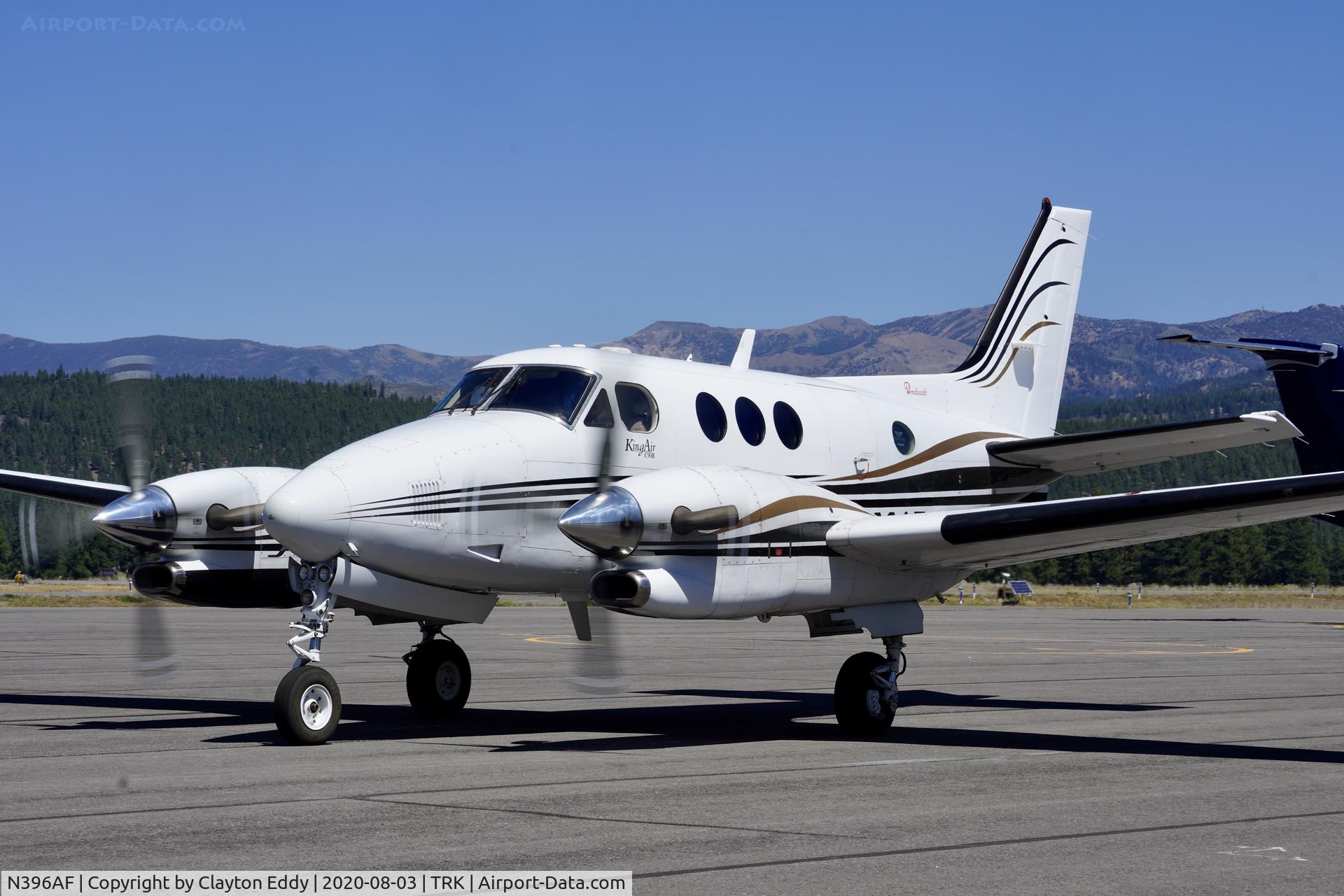 N396AF, 1998 Raytheon C90A King Air C/N LJ-1540, Truckee airport California 2020.