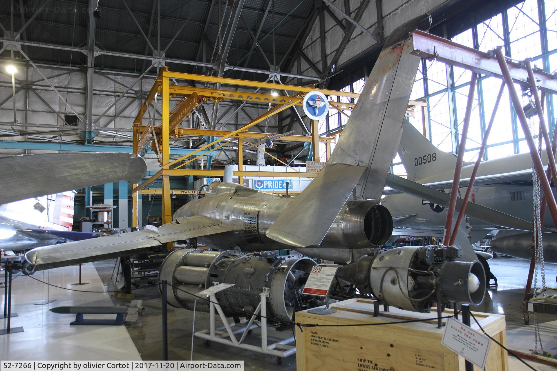 52-7266, 1952 Republic RF-84K Thunderflash C/N Not found 52-7266, work on progress, nov 2017