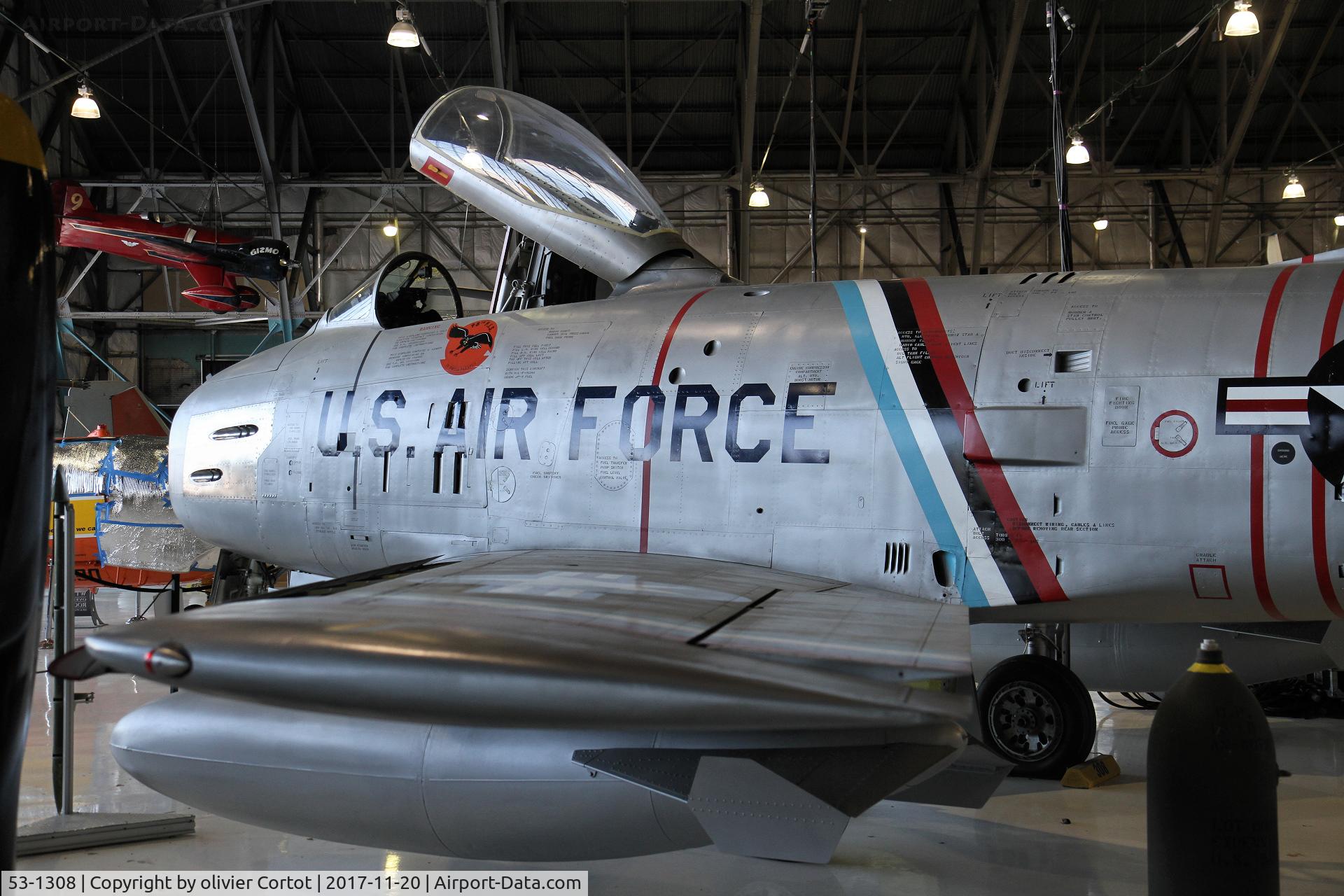 53-1308, 1953 North American F-86H-10-NH Sabre C/N 203-80, nov 2017