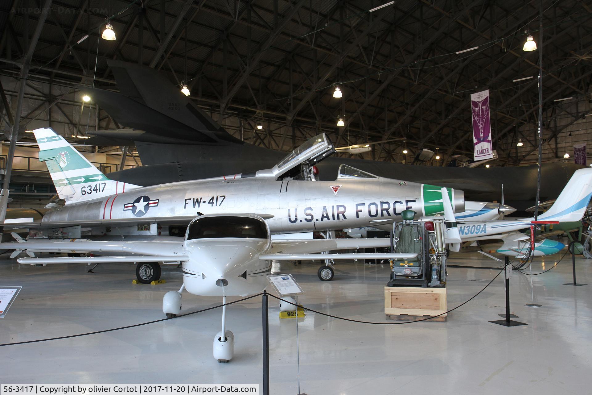 56-3417, North American F-100D  Super Sabre C/N 245-67, Wings Over the Rockies Air & Space Museum