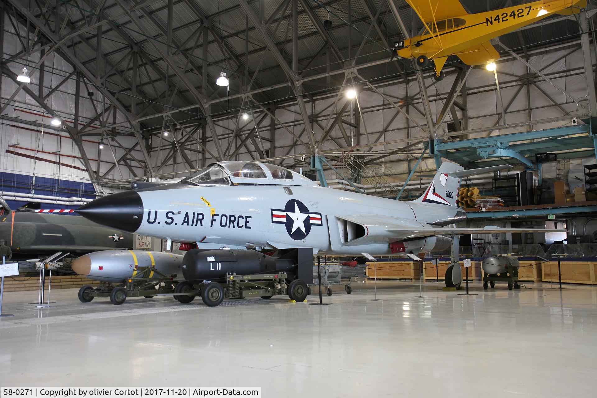 58-0271, McDonnell F-101B Voodoo C/N 643, Wings Over the Rockies Air & Space Museum