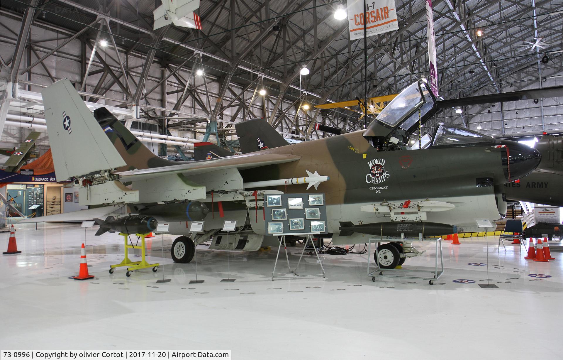 73-0996, 1973 LTV A-7D Corsair II C/N D-392, nice display