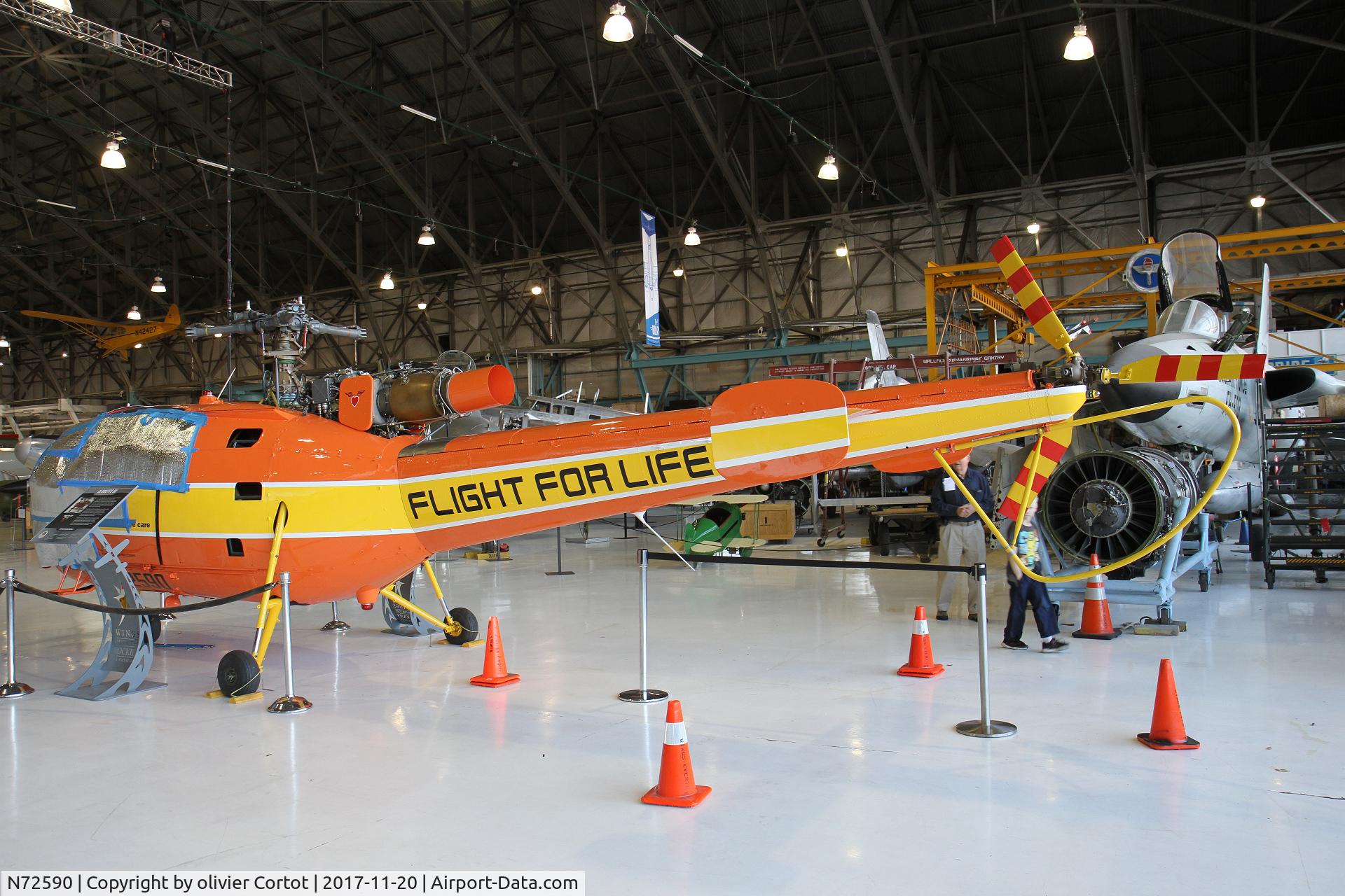 N72590, Sud Aviation SA-316B Alouette III C/N 1509, nov 2017