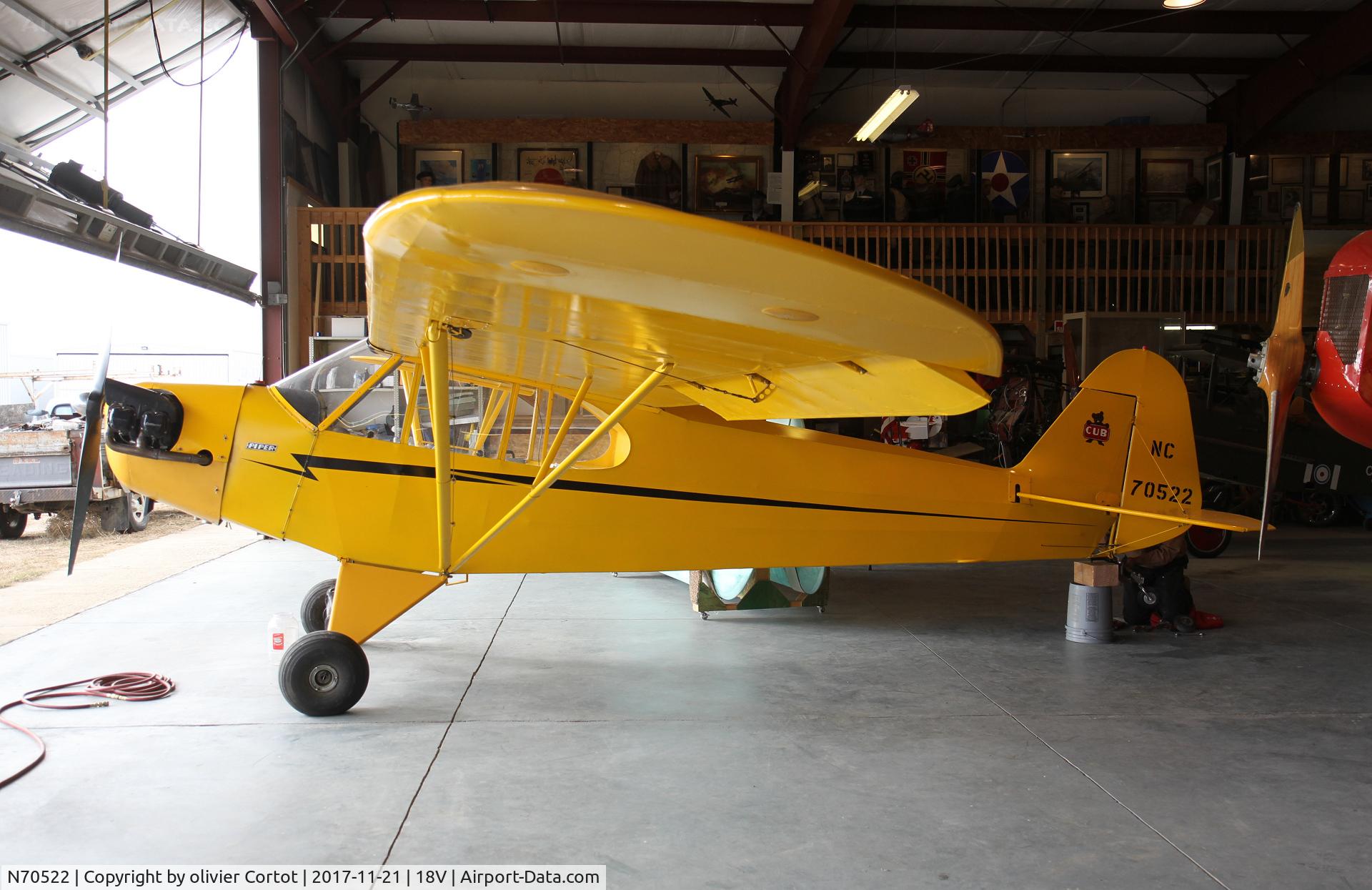N70522, 1946 Piper J3C-65 Cub C/N 17528, nov 2017