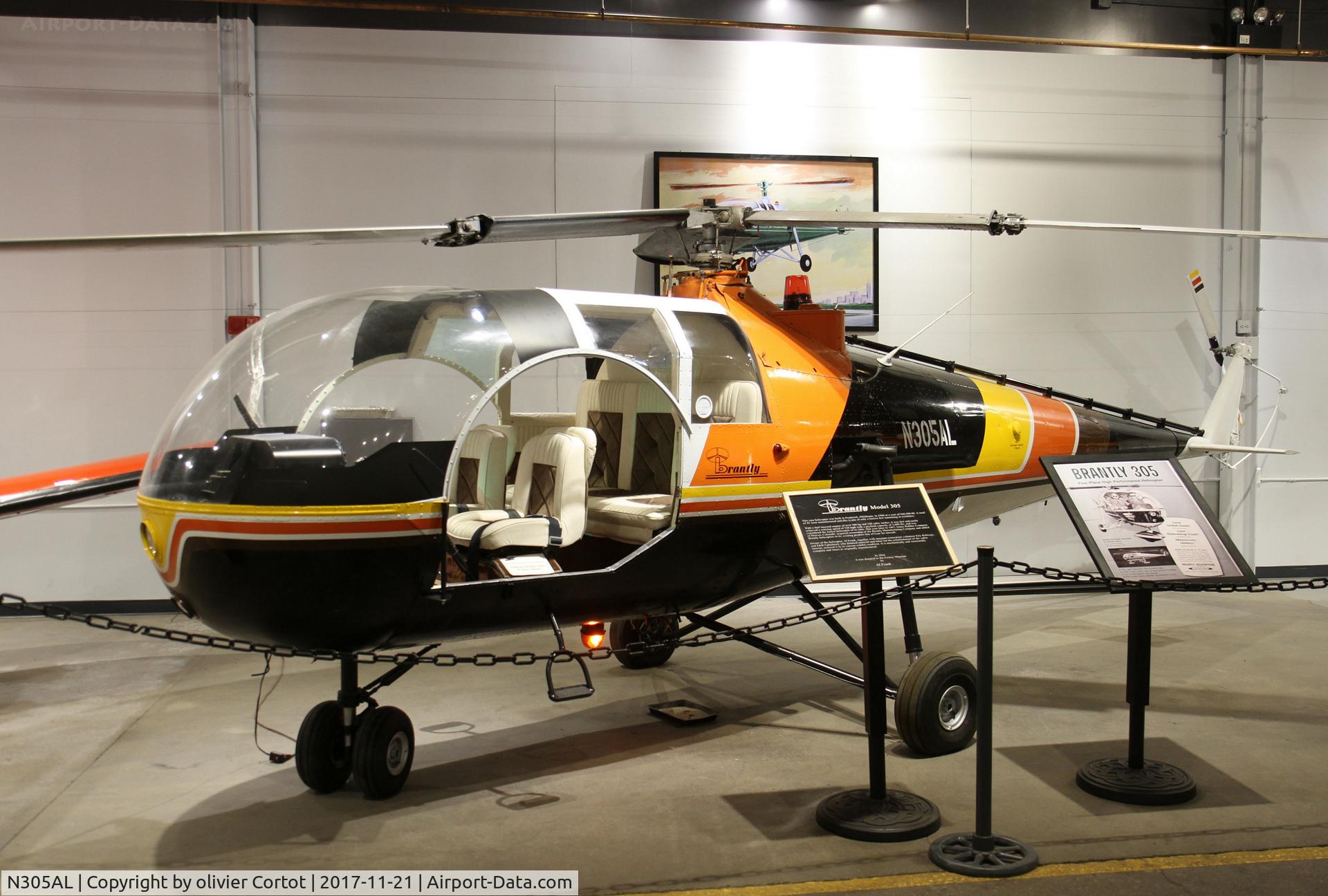 N305AL, 1966 Brantly 305 C/N 1031, Forney auto museum, Denver 2017