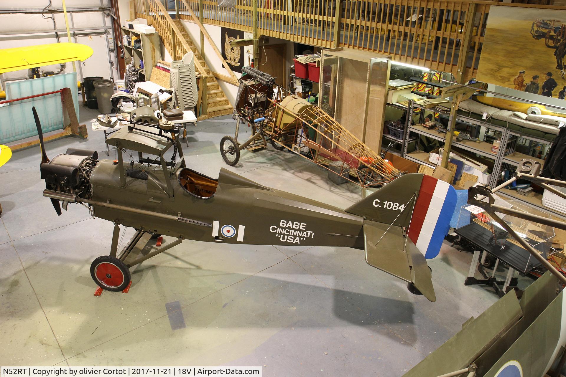 N52RT, 1981 Royal Aircraft Factory SE-5A Replica C/N 078252, nov 2017