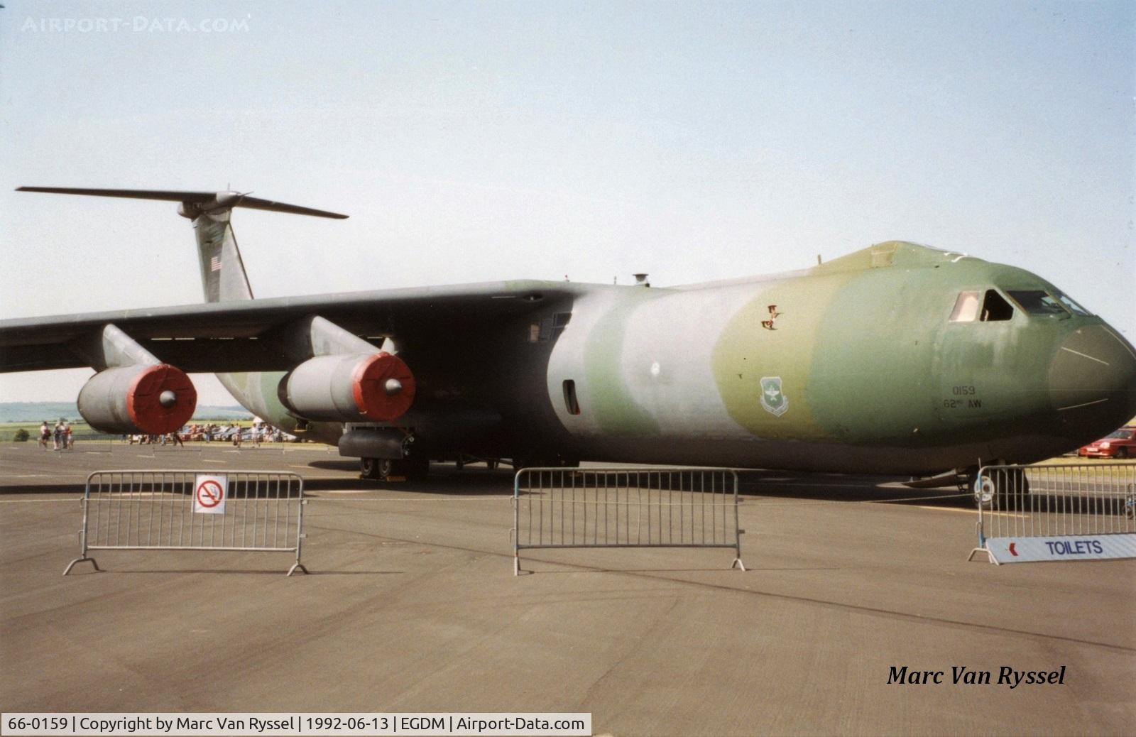 66-0159, 1966 Lockheed C-141B Starlifter C/N 300-6185, Air Tournament Int. 1992