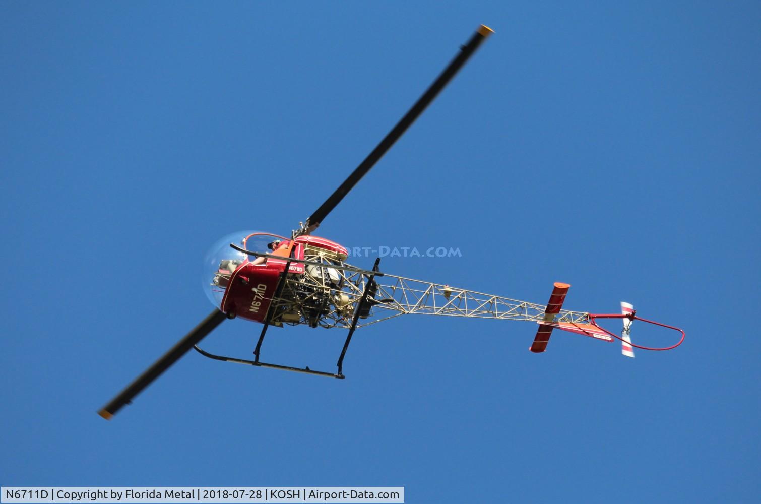 N6711D, 1958 Bell 47G-2 C/N 2192, Bell 47