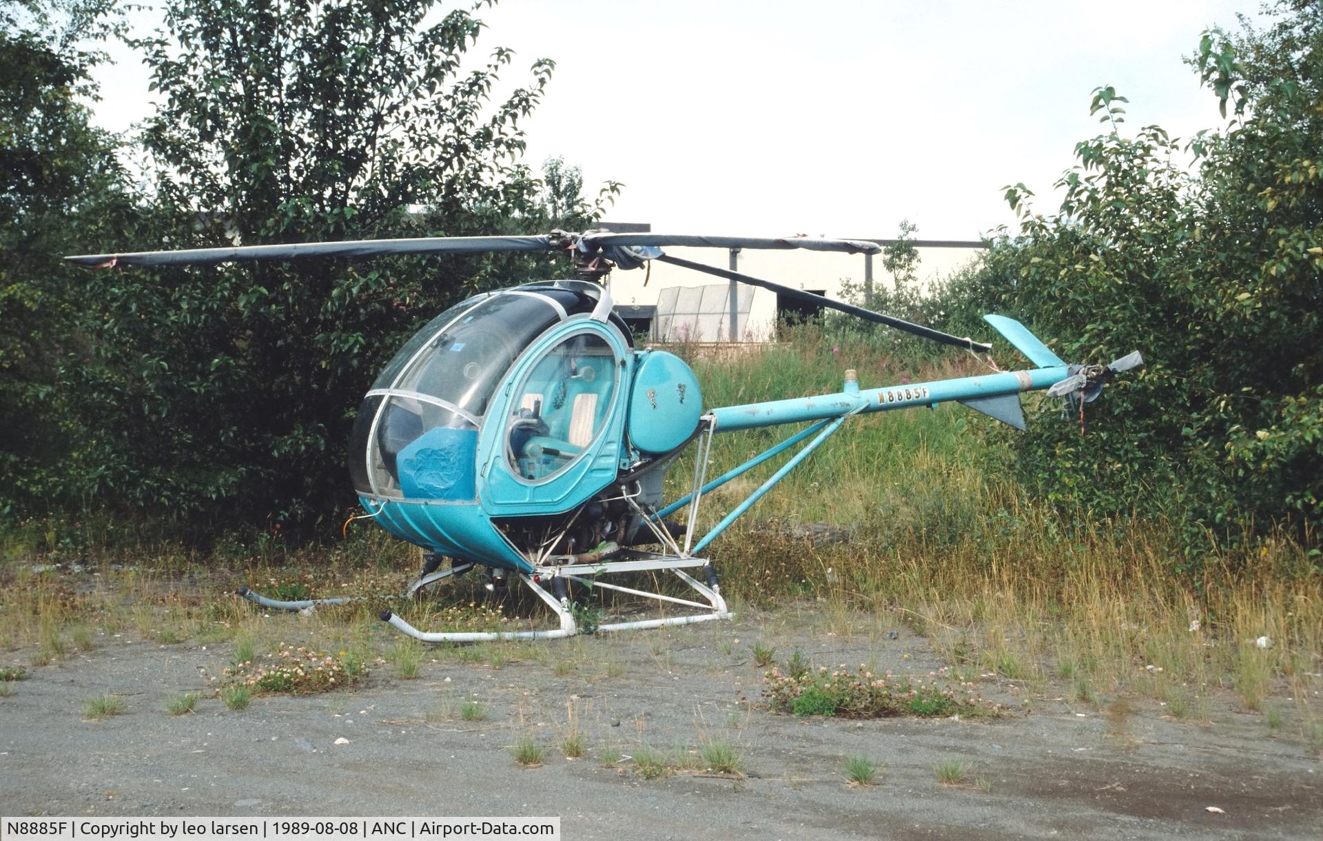 N8885F, 1963 Hughes 269A C/N 0261, Anchorage 8.8.1989