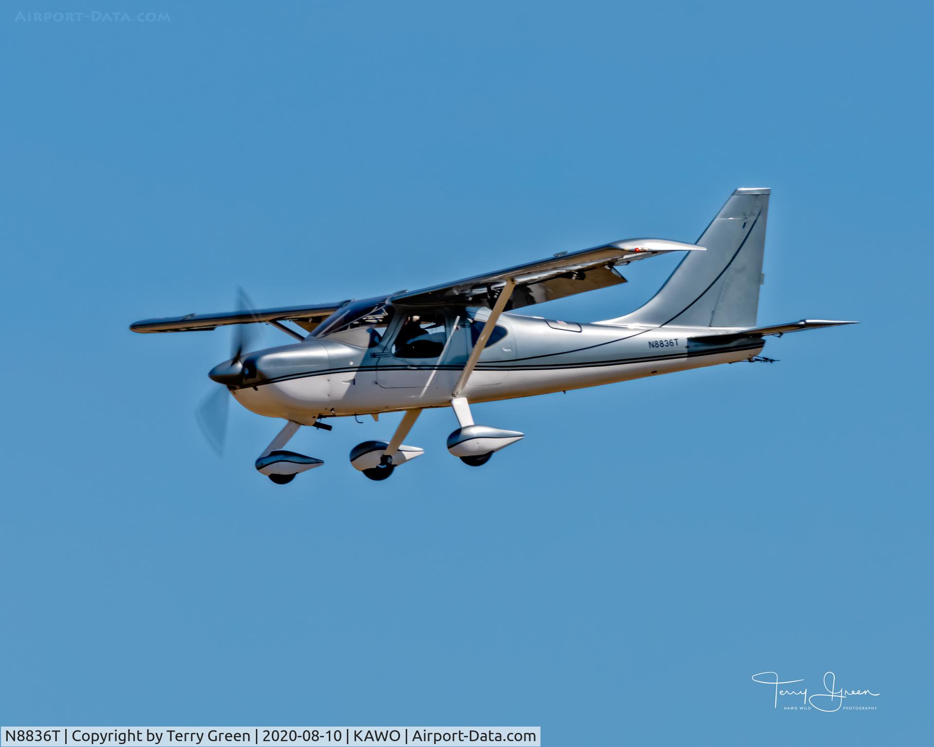 N8836T, 2008 Glasair GS-2 Sportsman C/N 7259, KAWO