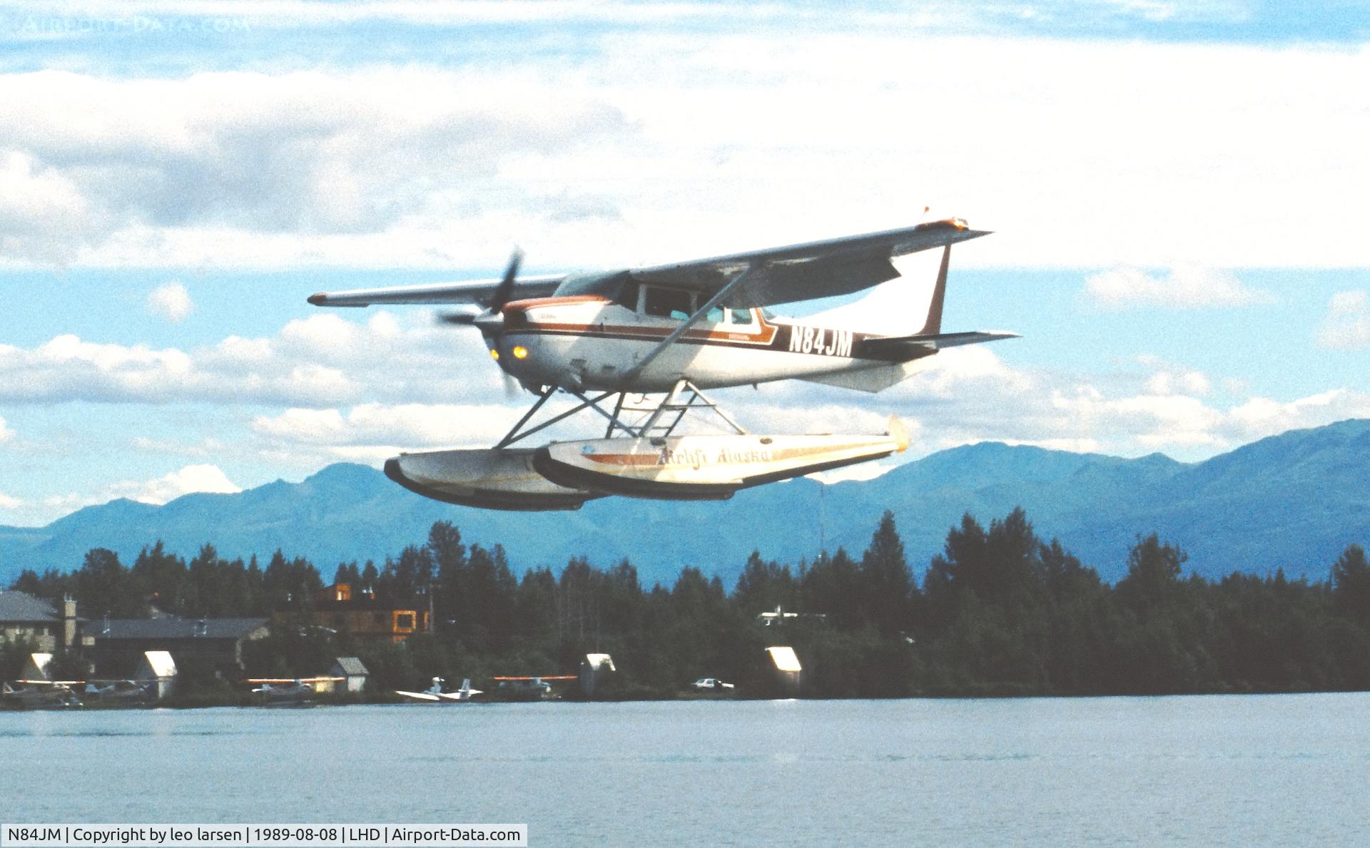 N84JM, 1978 Cessna U206G Stationair C/N U20604228, Lake Hood Air Harbour 8.8.1989