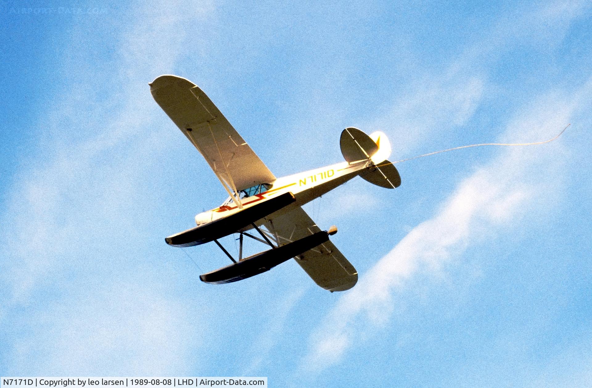 N7171D, 1957 Piper PA-18-95 Super Cub Super Cub C/N 18-5629, Lake Hood Air Harbour 8.8.1989