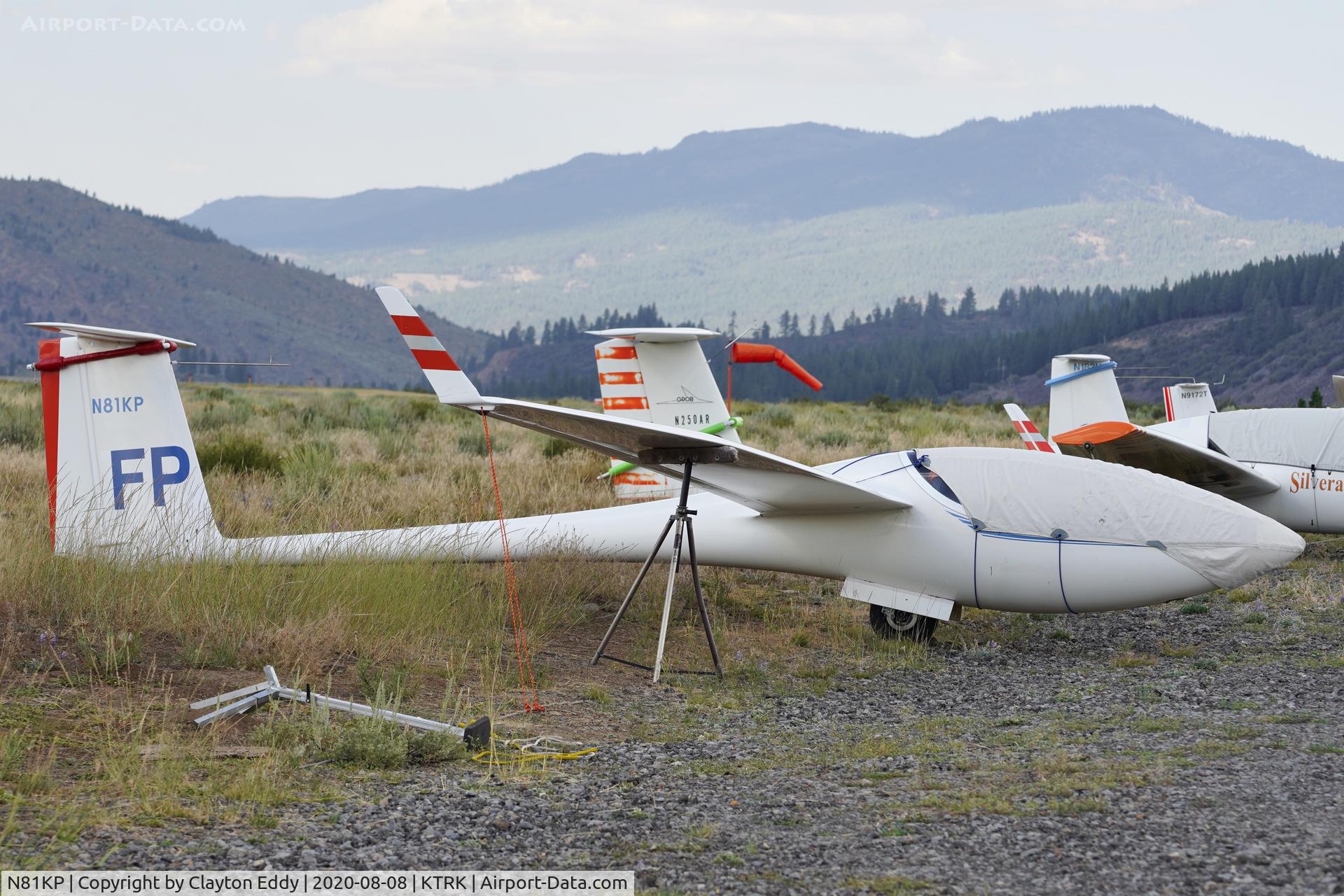 N81KP, 1997 Schleicher ASW-27 C/N 27041, Truckee airport California 2020.