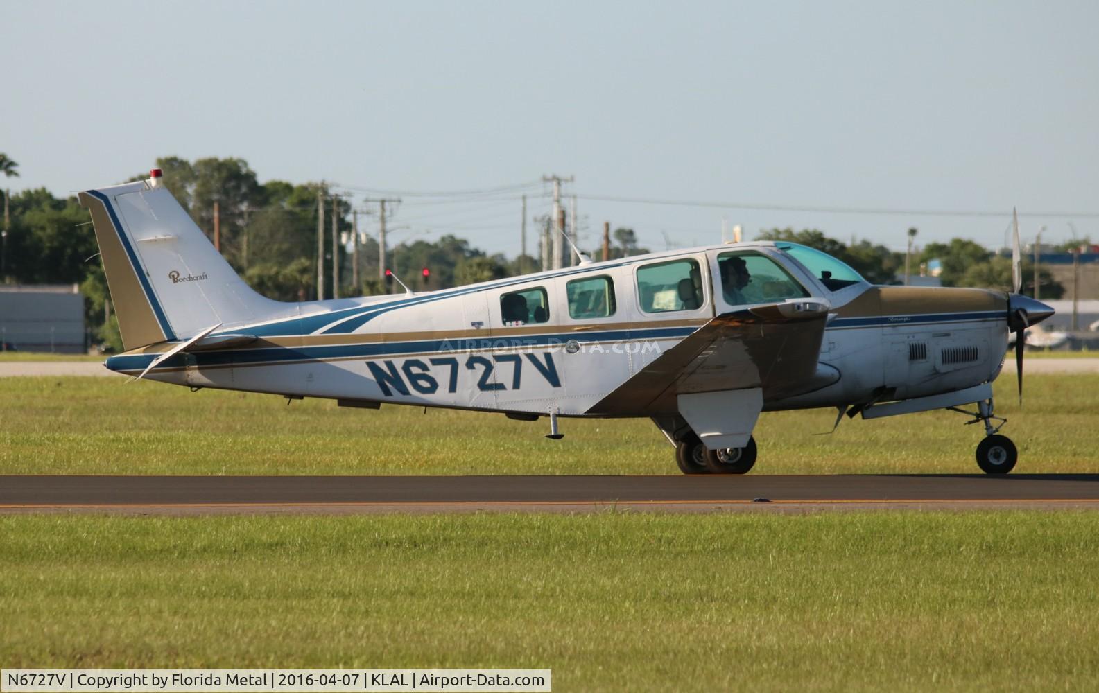 N6727V, 1983 Beech B36TC Bonanza C/N EA-378, Beech B36TC