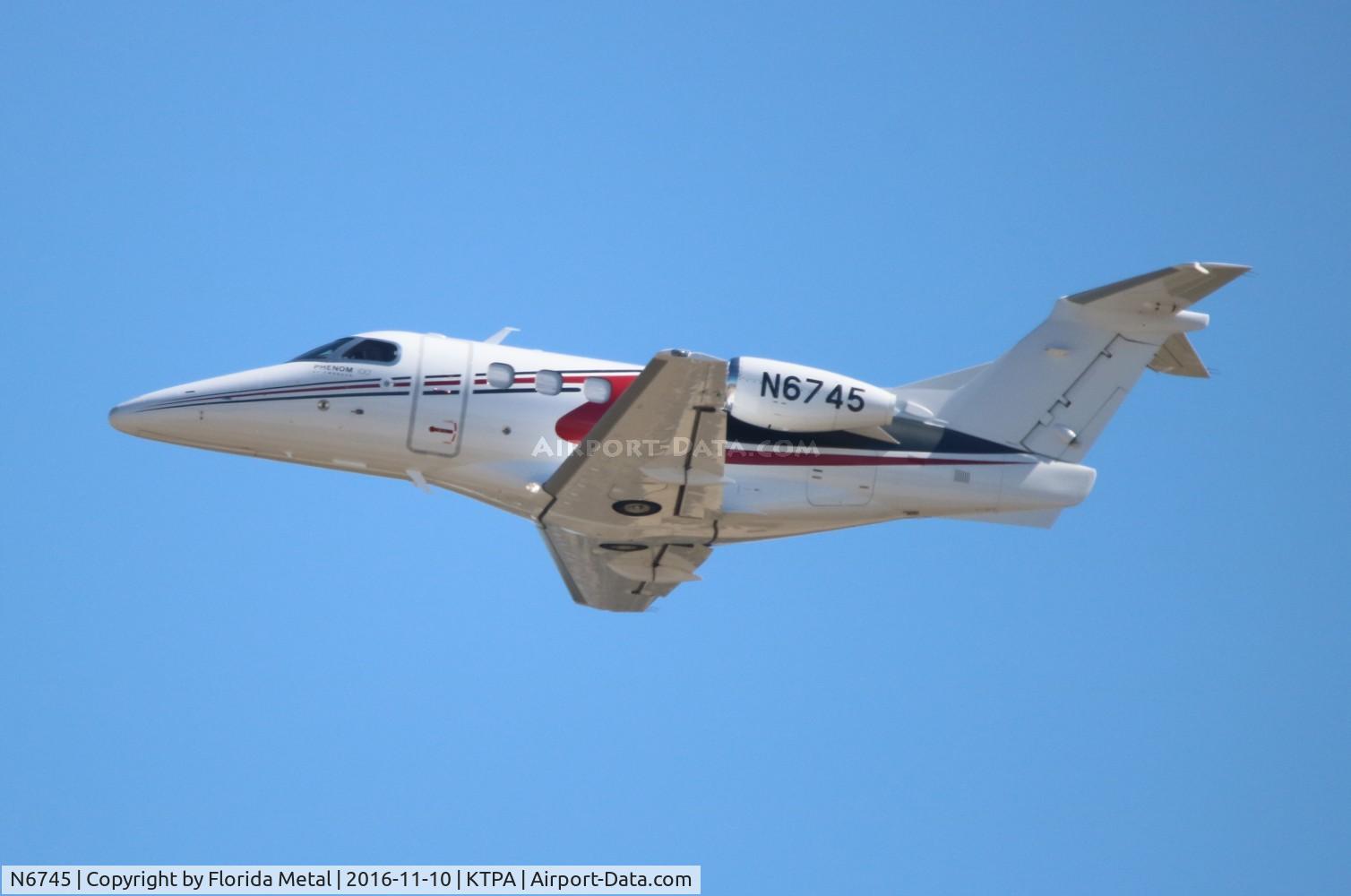 N6745, 2009 Embraer EMB-500 Phenom 100 C/N 50000091, Phenom 100