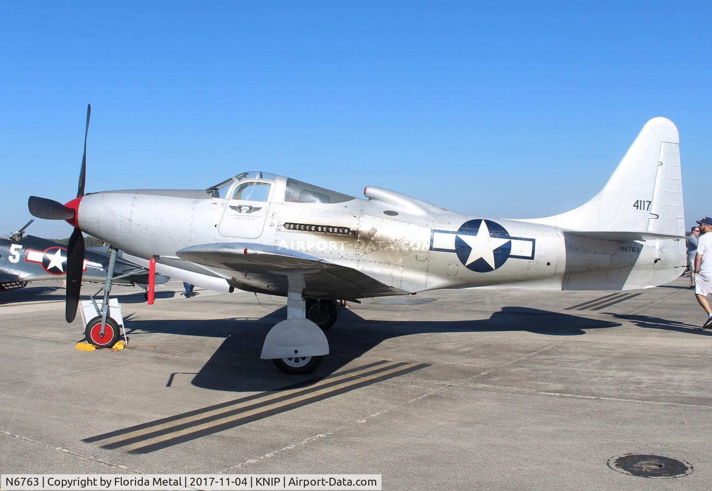 N6763, 1946 Bell P-63F Kingcobra C/N 296E1-1R, P-63F