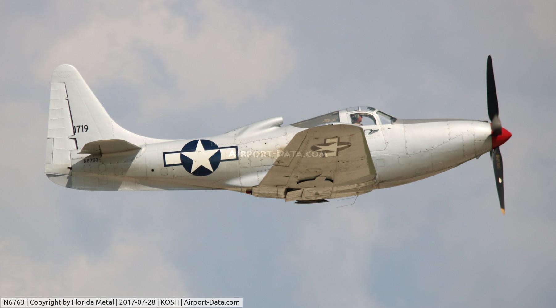 N6763, 1946 Bell P-63F Kingcobra C/N 296E1-1R, P-63F