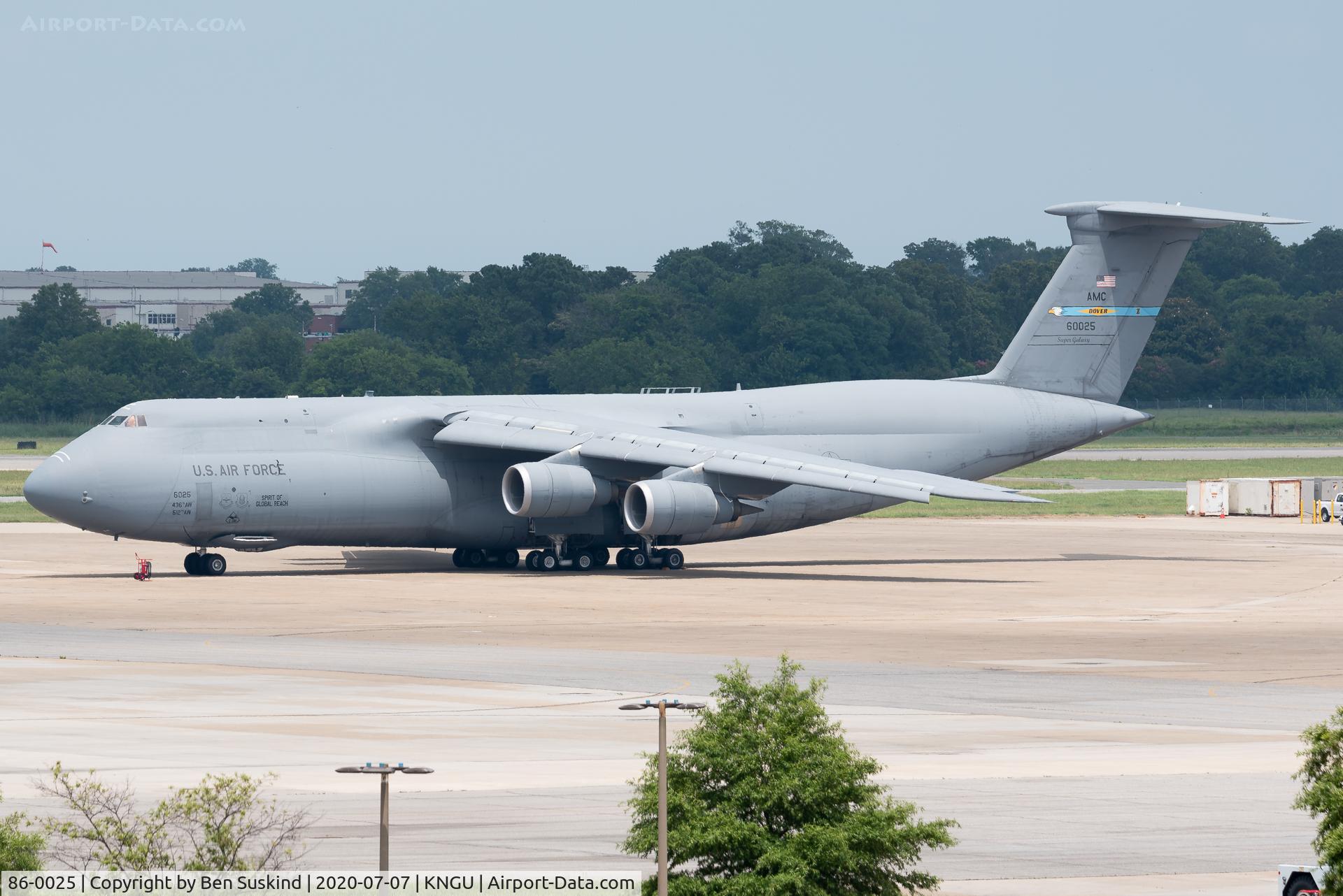 86-0025, 2009 Lockheed C-5M Super Galaxy C/N 500-0056, RCH at NS Norfolk.