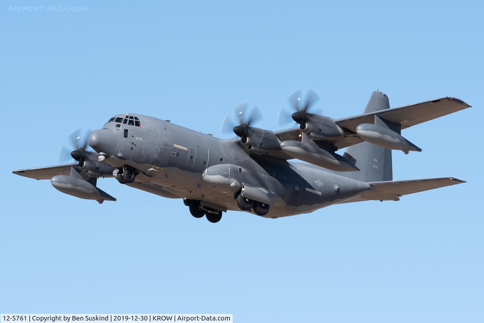 12-5761, 2014 Lockheed Martin MC-130J Commando II C/N 382-5761, MC-130J doing pattern at ROW.