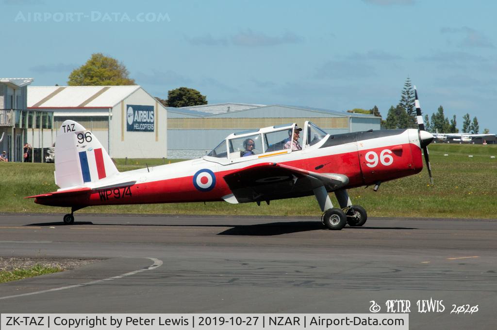 ZK-TAZ, 1953 De Havilland DHC-1 Chipmunk T.10 C/N C1/0840, Ardmore Aviation Services Ltd., Hong Kong