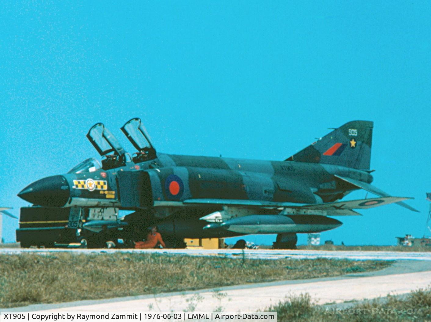 XT905, 1968 McDonnell Douglas Phantom FGR2 C/N 2636/0015, McDonnell Douglas F4 Phantom FGR.2 XT905 of 31 Sqdn Royal Air Force.