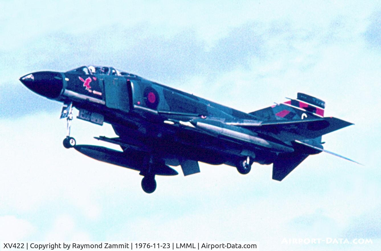 XV422, 1969 McDonnell Douglas Phantom FGR2 C/N 3068/9252, McDonnell Douglas Phantom FGR.2 XV422/C 23Sqdn Royal Air Force