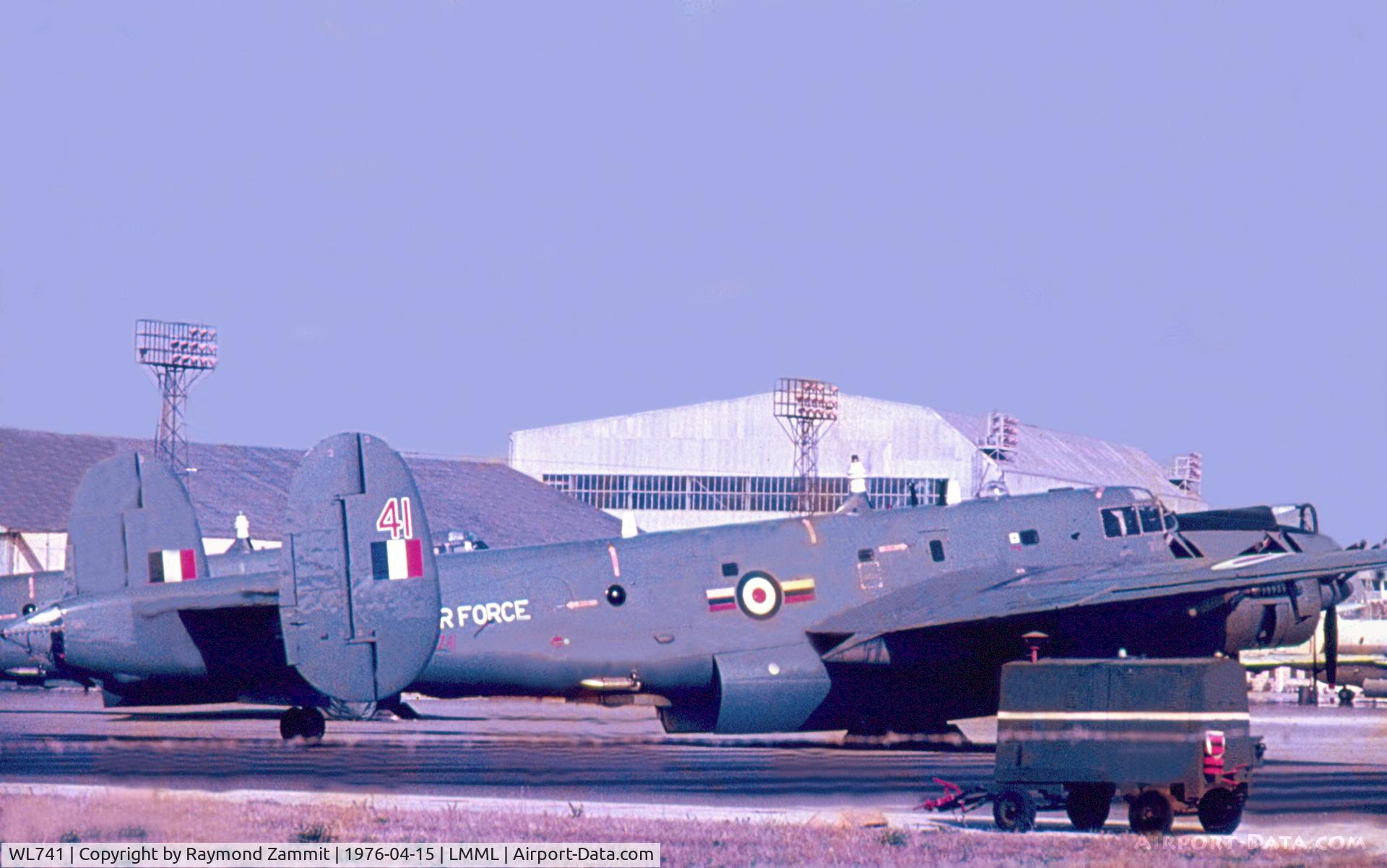 WL741, 1952 Avro 716 Shackleton AEW.2 C/N Not found WL741, Avro Shackelton AEW2 WL741 of 8Sqdn Royal Air Force