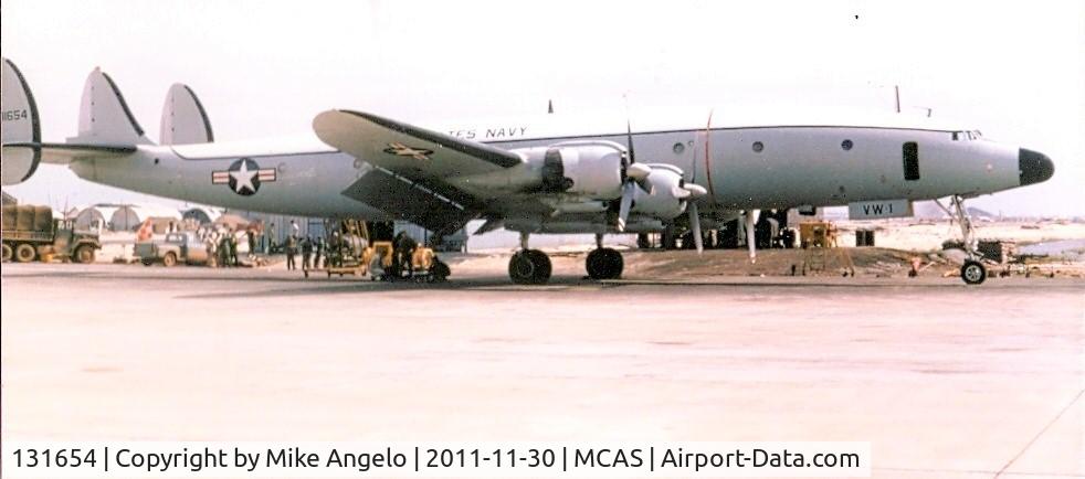131654, Lockheed C-121J Super Constellation C/N 1249A-4155, I flew on this AC many times while serving in Navy VW 1 . This photo taken at the MCAS Chu Lai in 67 /68