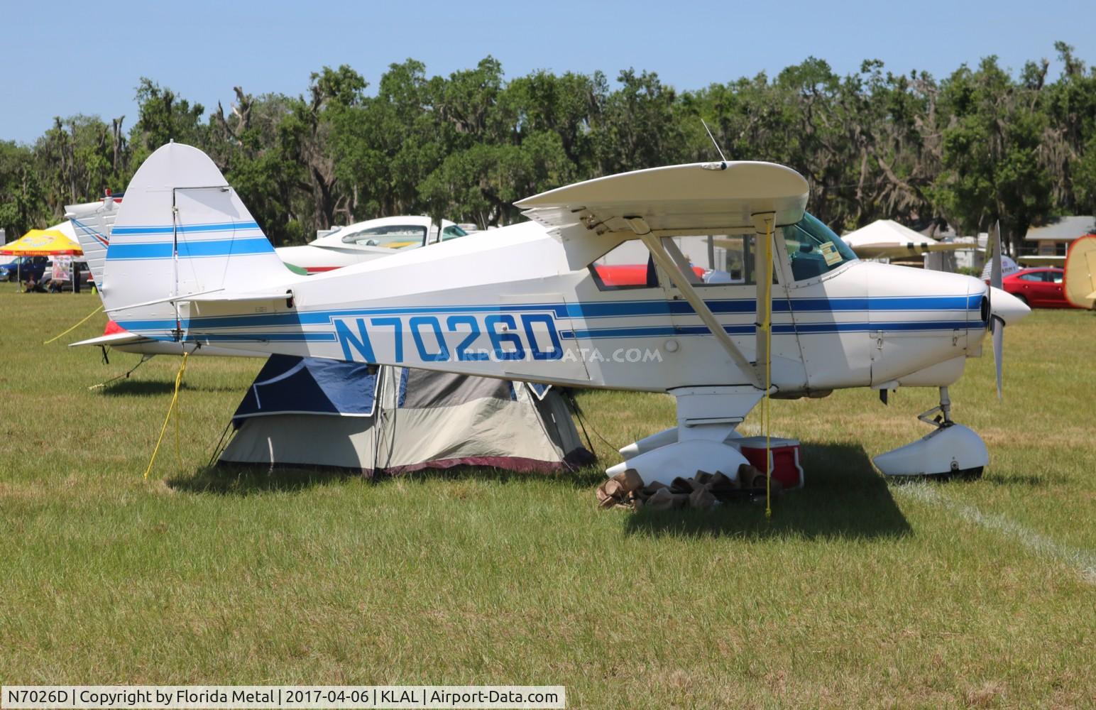 N7026D, 1957 Piper PA-22-150 Tri-Pacer C/N 22-4920, PA-22