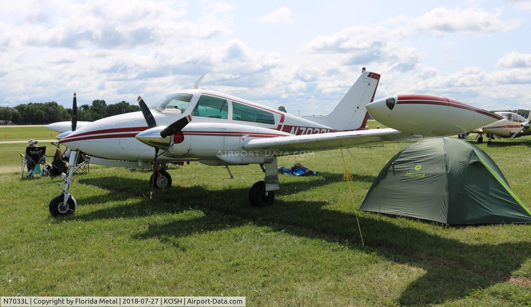 N7033L, 1966 Cessna 310K C/N 310K0133, Cessna 310K