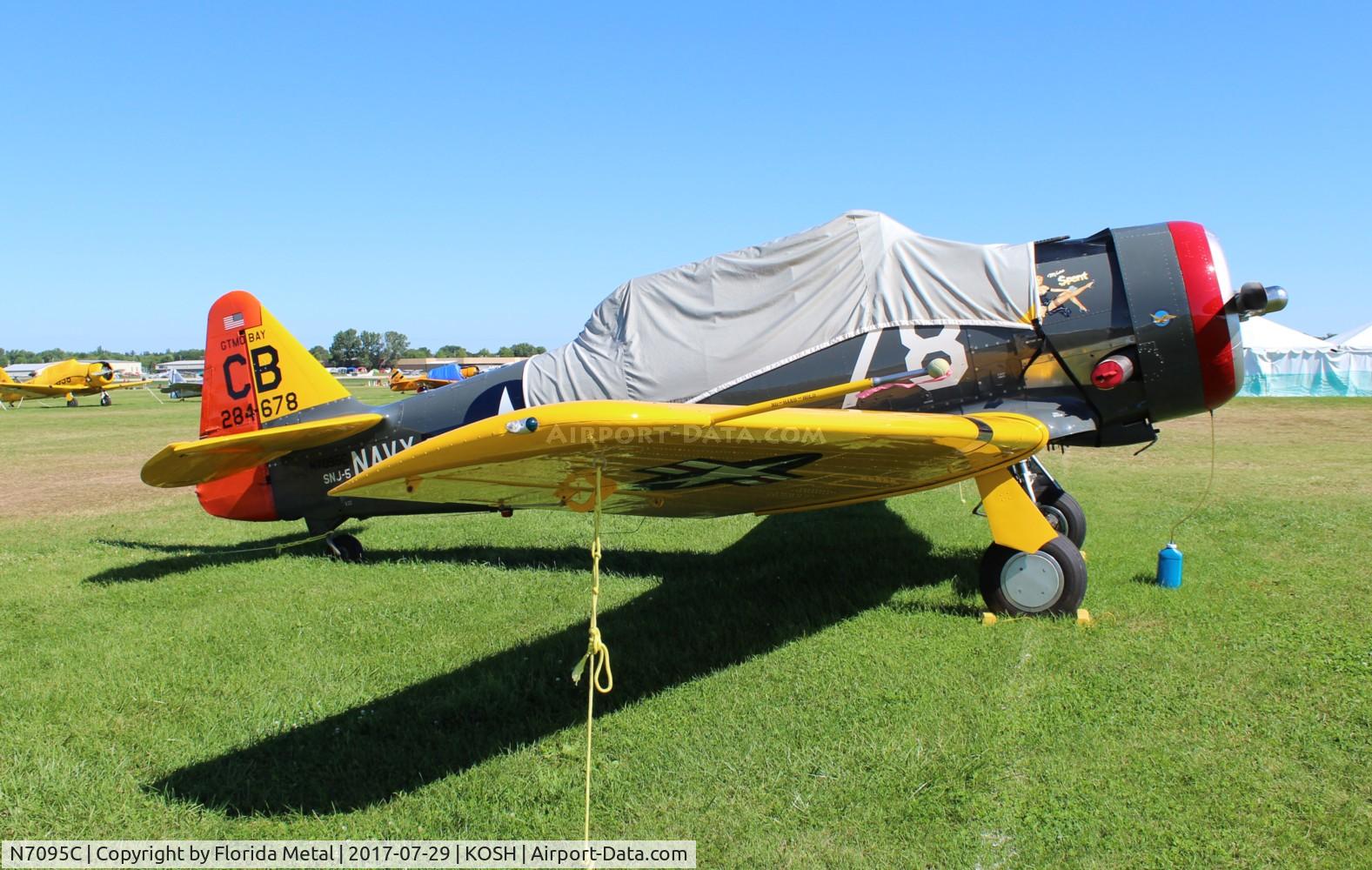 N7095C, North American AT-6D Texan C/N 42-84678, AT-6D