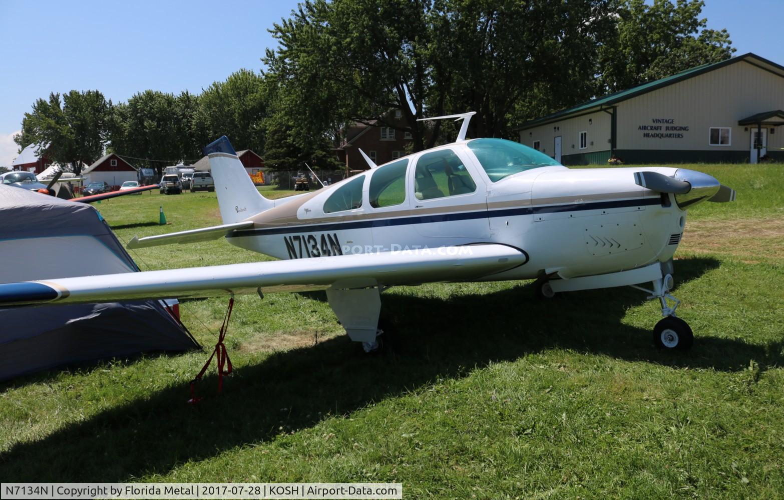 N7134N, 1967 Beech E33 Bonanza C/N CD-1138, Beech E33