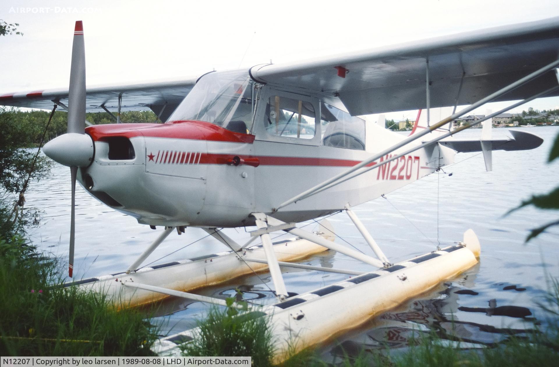 N12207, 1972 Bellanca 7GCBC C/N 34272, Lake Spenard 8.8.1989
