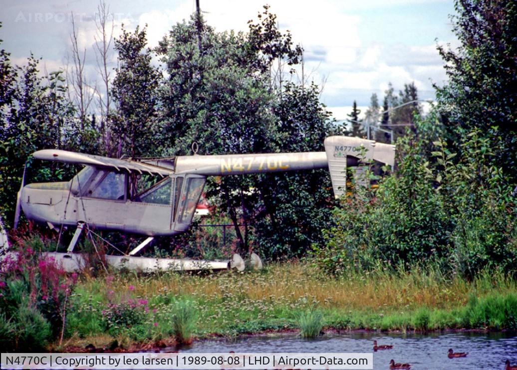 N4770C, 1949 Boeing YL-15 Scout C/N 47-0432 (20012), Lake Spenard 8.8.1989