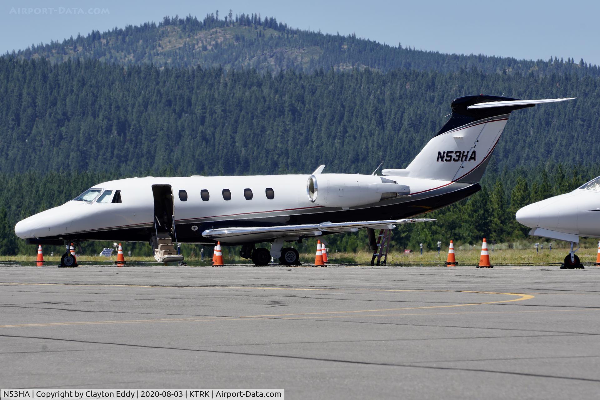 N53HA, 1997 Cessna 650 Citation VII C/N 650-7076, Truckee airport California 2020.
