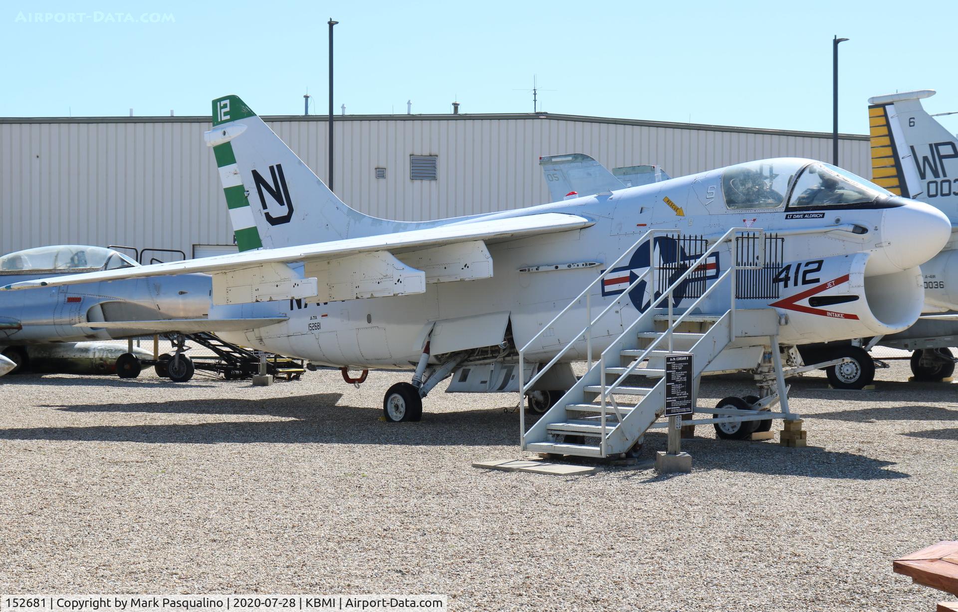 152681, LTV A-7A Corsair II C/N A-038, LTV A-7A Corsair II