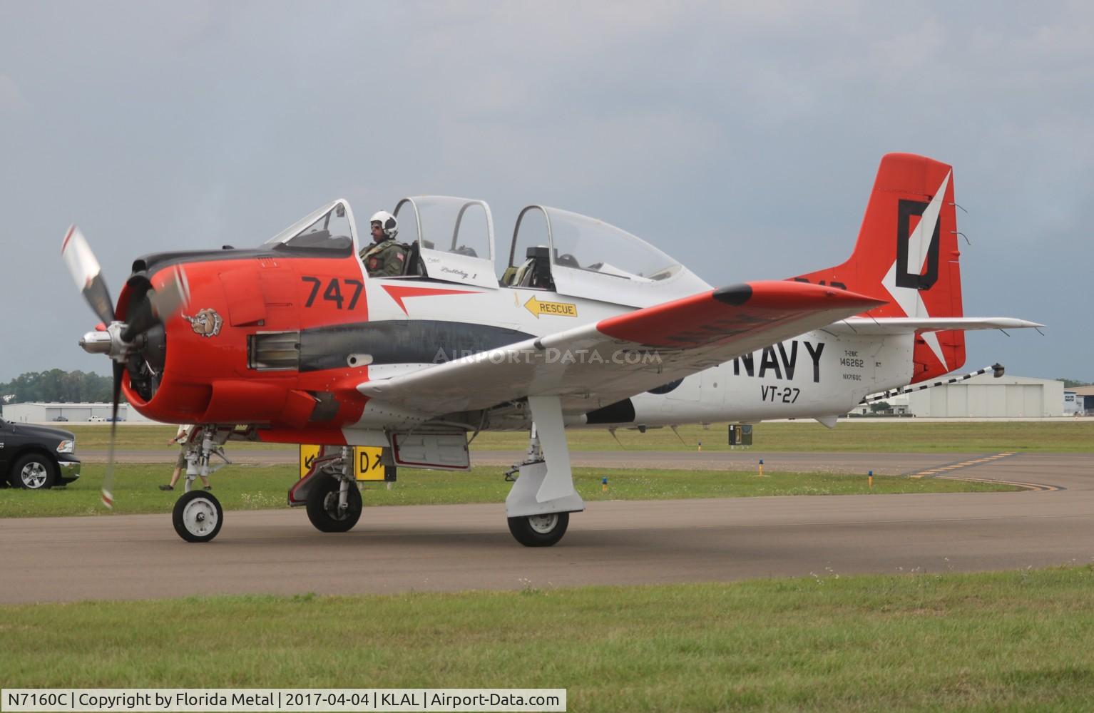 N7160C, 1992 North American T-28C Trojan Trojan C/N 252-25, T-28C