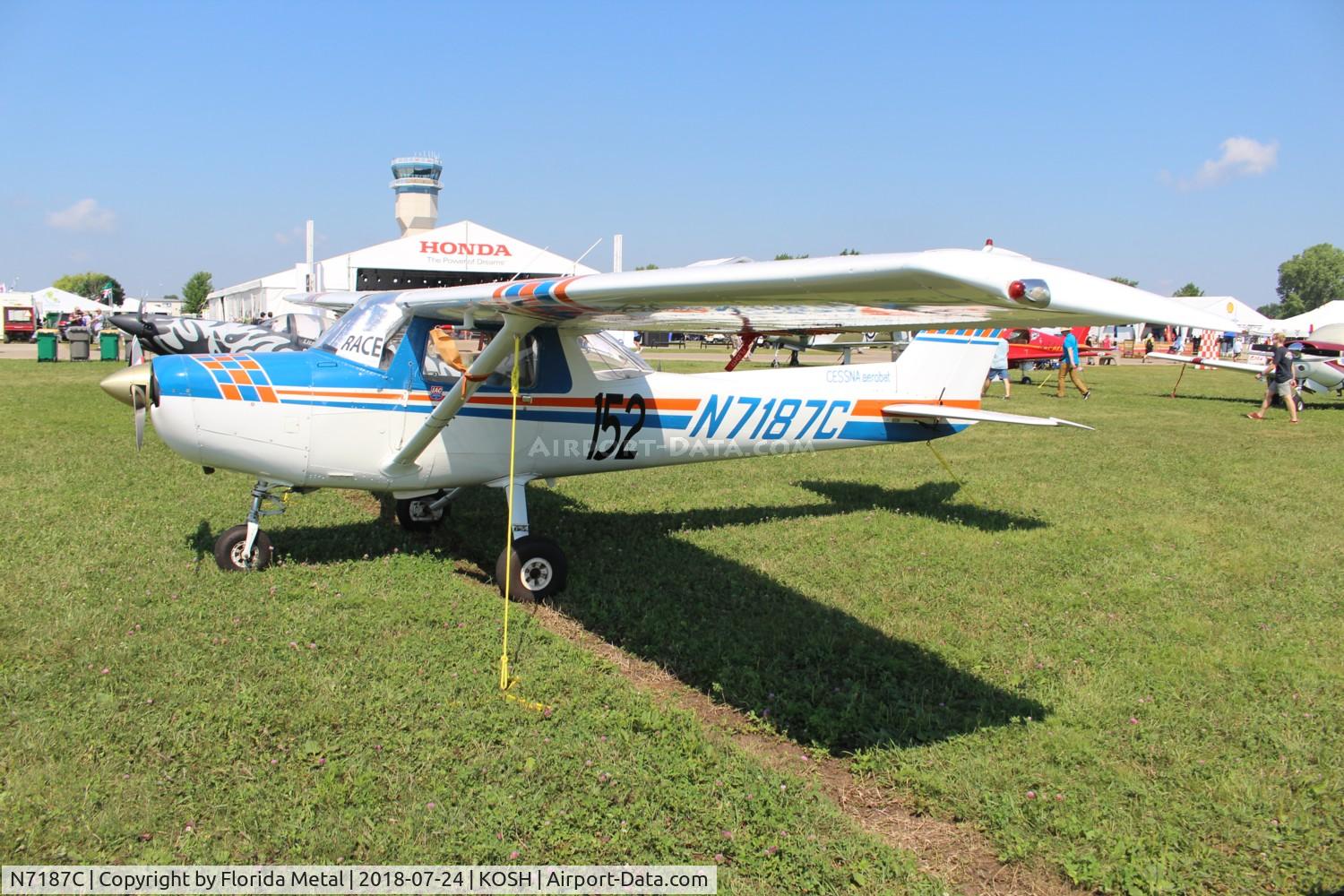 N7187C, 1973 Cessna A152 Aerobat C/N A1520681, Cessna 152