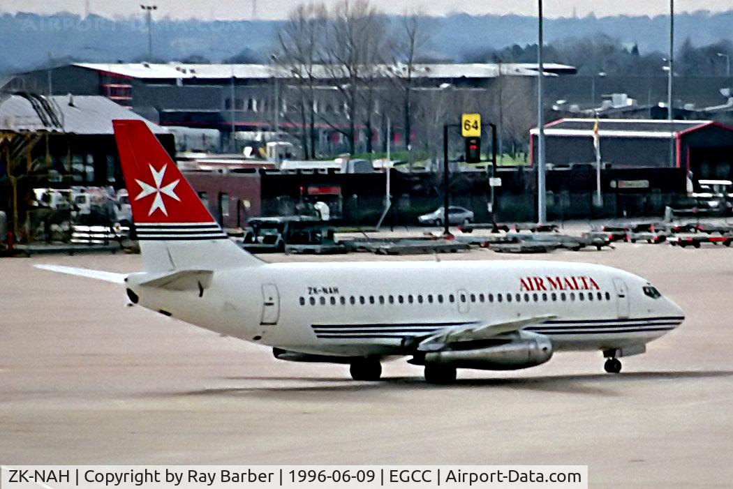 ZK-NAH, 1983 Boeing 737-2Y5 C/N 23039, ZK-NAH   Boeing 737-2Y5 [23039] (Air Malta) Manchester-Ringway~G 09/06/1996