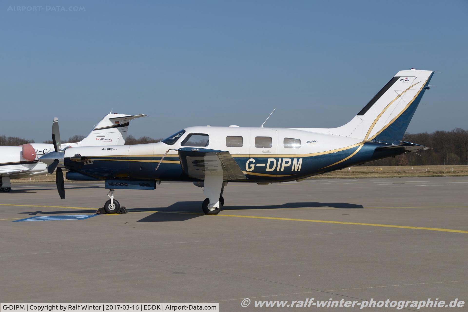 G-DIPM, 2002 Piper PA-46-350P Malibu Mirage C/N 46-36325, Piper PA-46-350P Malibu - MAS Mix LTD Tortola - 4636325 - G-DIPM - 16.03.2017 - CGN